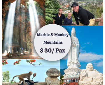 Marble Mountain & Monkey Mountain Day Trip